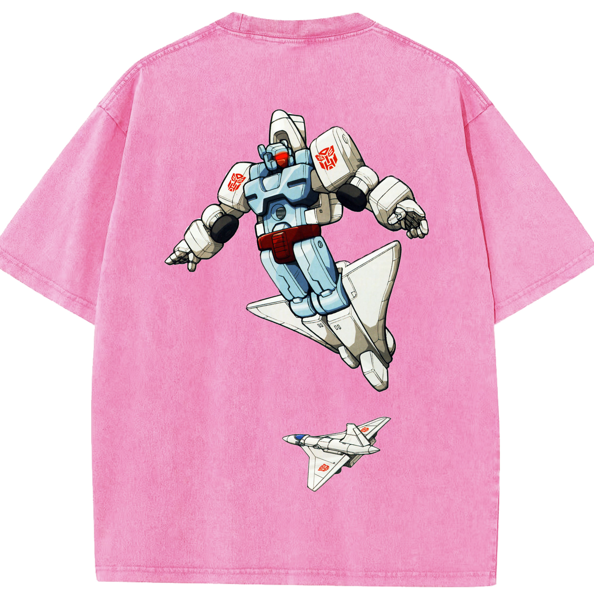 （画像用）  綿100% ヴィンテージ風 半袖Tシャツ（背面プリント）